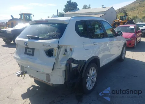 2015 BMW X3 Sdrive28I z USA, uszkodzony, nr VIN 5UXWZ7C55F0M82942